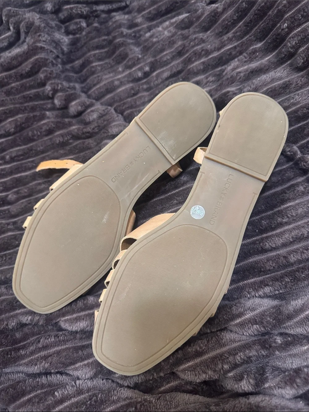 Lucky Brand Beige/Tan Strappy Sandal